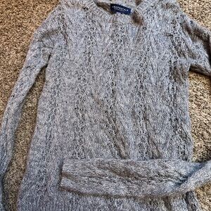 Aeropostale Textured Gray Sweater